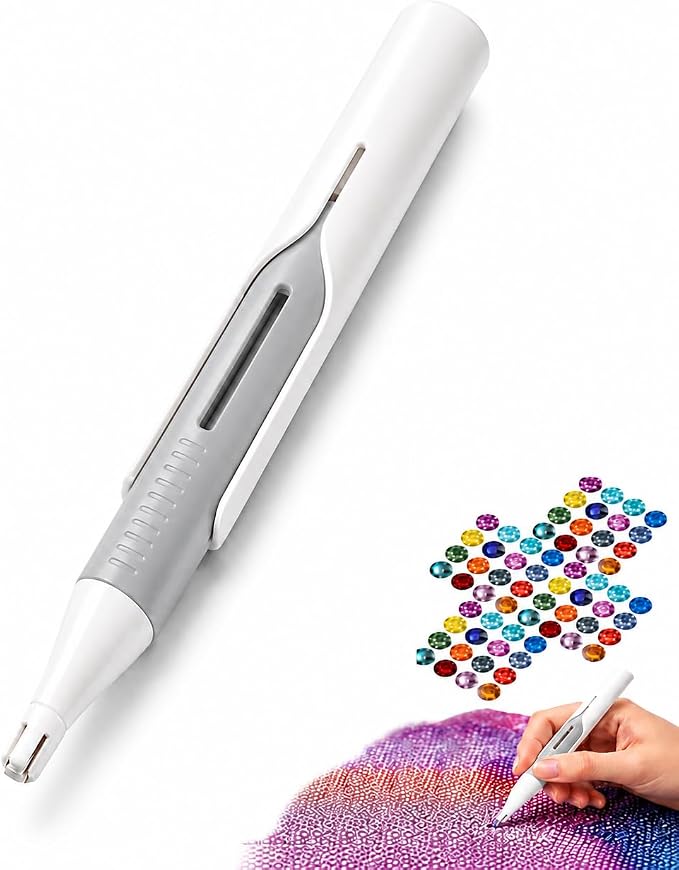 2026 New Automatic Diamond Painting Bead Dispenser for 2.8mm Round Drills (Gray)