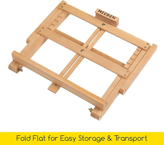 MEEDEN Heavy Duty H-Frame Eaesl: Tabletop Easel 6 Adjustable Position