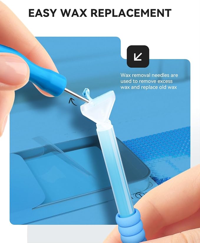 ARTDOT Enduring Stickiness Putty Wax for Diamond Art Kits for Adults, Strong Stickiness Clay Glue with Slide Storage Box for Diamond Painting Accessories and Tools