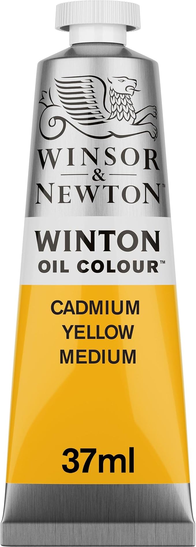 Winsor & Newton Winton Oil Color, 37ml Tube, Cadmium Yellow Medium | High-quality pigments, Durable, Lightfast, Permanent, Uniform Consistency, Great Pigment Load