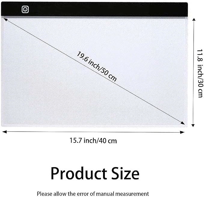 A3S Light Pad for Diamond Painting, Diamond Art Light Board, USB Powered