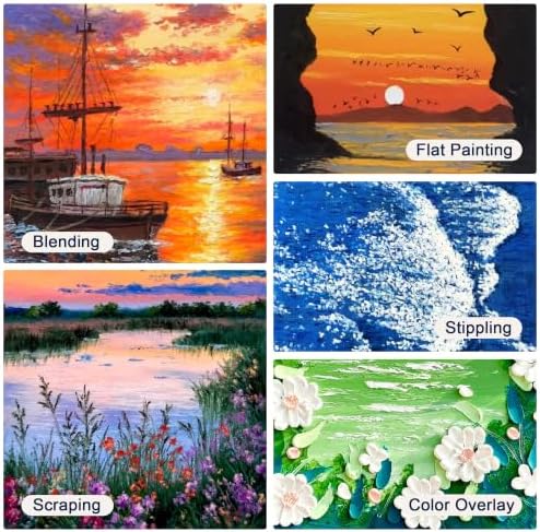 rubens 24 Colors Soft Oil Pastels, Creamy & Easy Blending