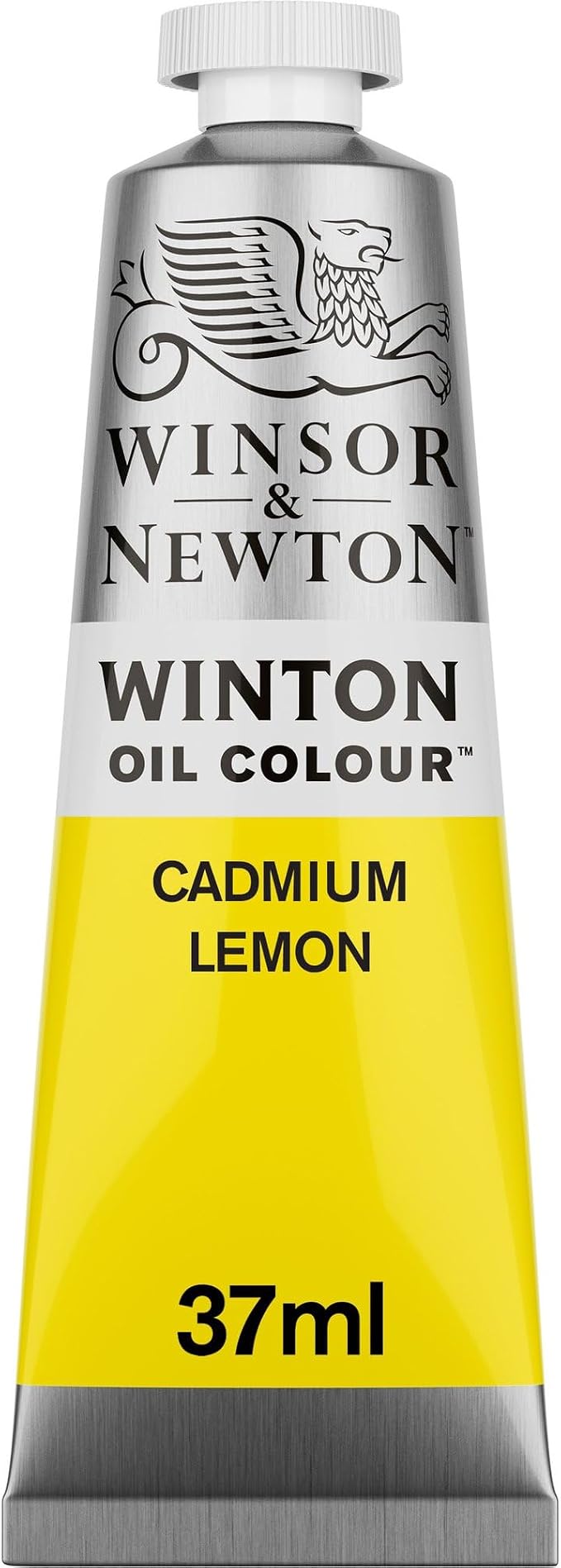 Winsor & Newton Winton Oil Color, 37ml Tube, Cadmium Lemon | High-quality pigments, Durable, Lightfast, Permanent, Uniform Consistency, Great Pigment Load
