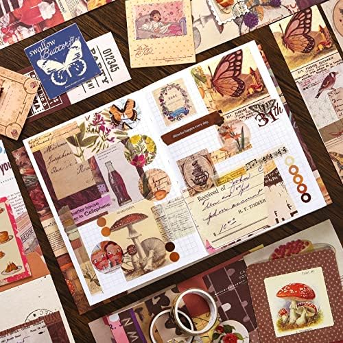 Scrapbook Supplies Kit, Vintage Junk journaling Supplies, Scrapbooking Kit