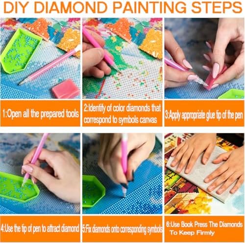 Violet Special Shape Pearl Painting Kits for Adults,5D Diamond Art Pearl Painting Kits for Beginner，DIY Pearl Diamond Dots Gem Art Craft for Home Decor 12 x 16 inch