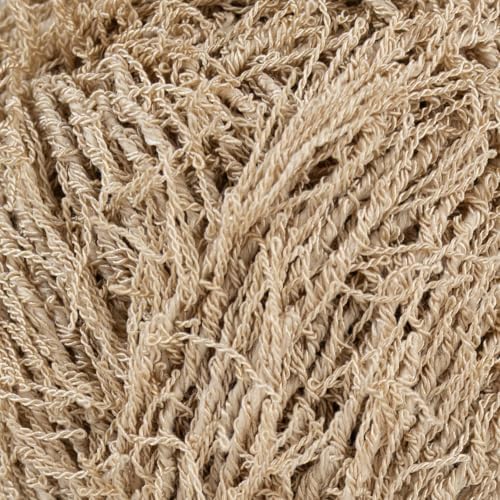 Makromecity Bubble Scrubby Yarn - 100% Premium Polyester Yarn for Crocheting and Knitting - 3.5 Oz (100g), 98 Yds (90m) - Ideal for Dishcloths, Crafting & Bath Washcloths (Mushroom, 1 Skein)