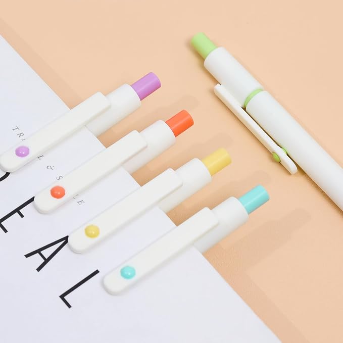 FIOVER Gel Pens 5pcs 0.5mm Quick Dry Black Ink Fine Point Pens