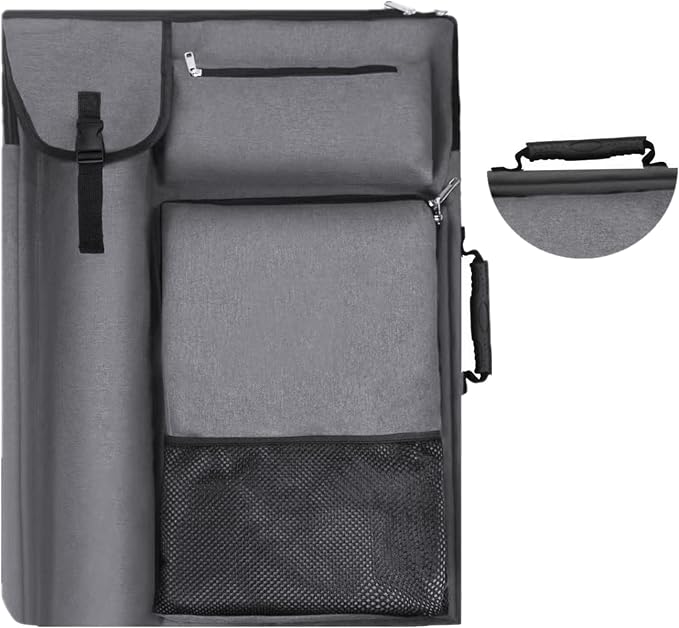 TreochtFUN Art Bags for Supplies Portfolio Case 19x25.5 in Artist backpack