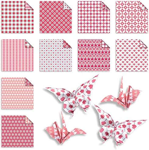 Origami Paper 6x6" Double Sided 50 Sheets 10 Colors Origami Kit,Craft Paper