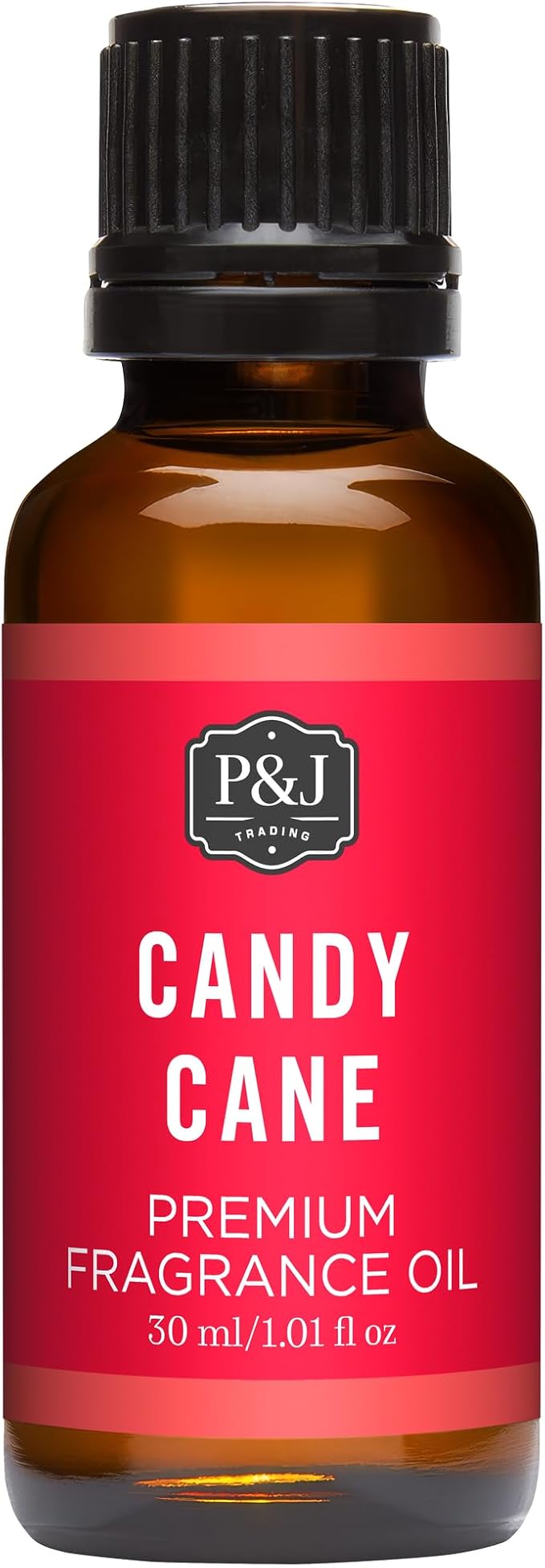 P&J Trading Fragrance Oil | Candy Cane Oil 30ml - Candle Scents for Candle Making, Freshie Scents, Soap Making Supplies, Diffuser Oil Scents