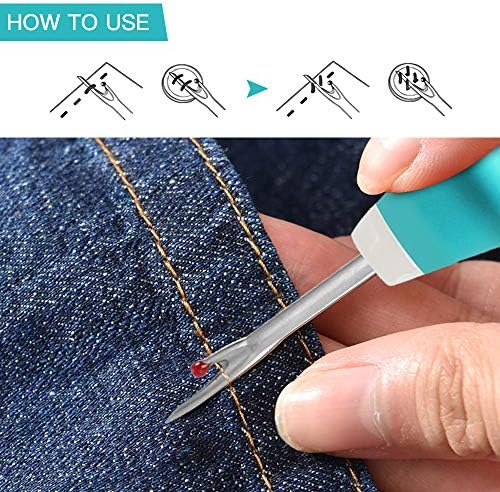 Lhedon Seam Ripper 3 PCS Ergonomic Grip Sewing Thread Remover Tool