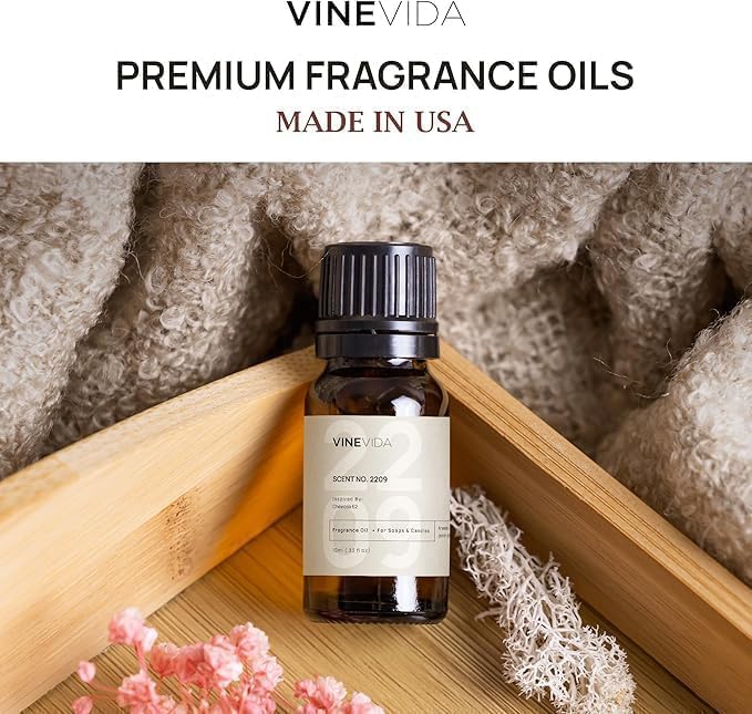 VINEVIDA [0.33oz] Vanilla Odor Eliminator Fragrance Oil - Candle & Soap Scents, Made in USA