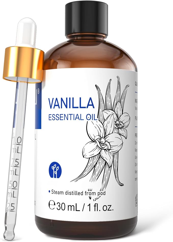 HIQILI Vanilla Essential Oil for Diffuser, Skin Care, Candle Soap Making