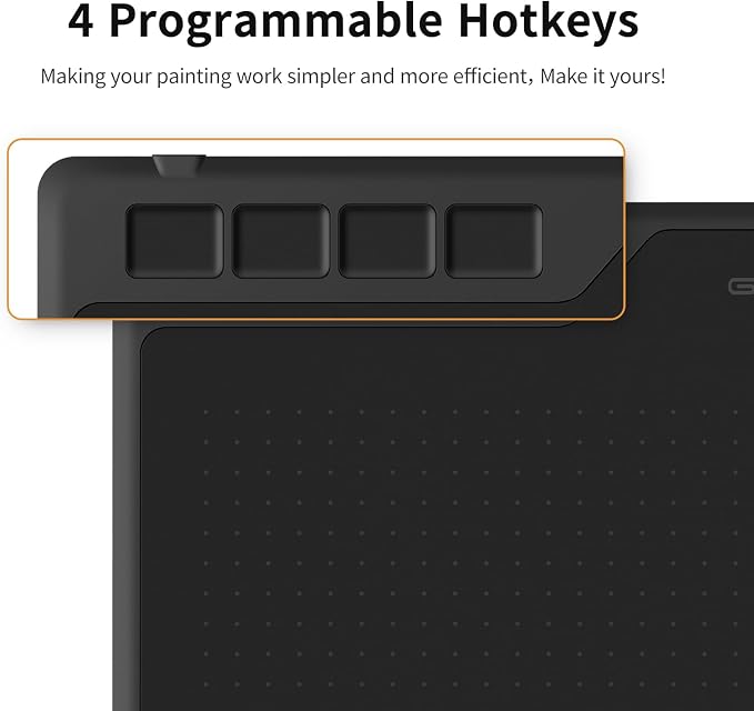 GAOMON S620 Graphics Drawing Tablet, 6.5x4, 8192 Pressure & 4 Hot Keys
