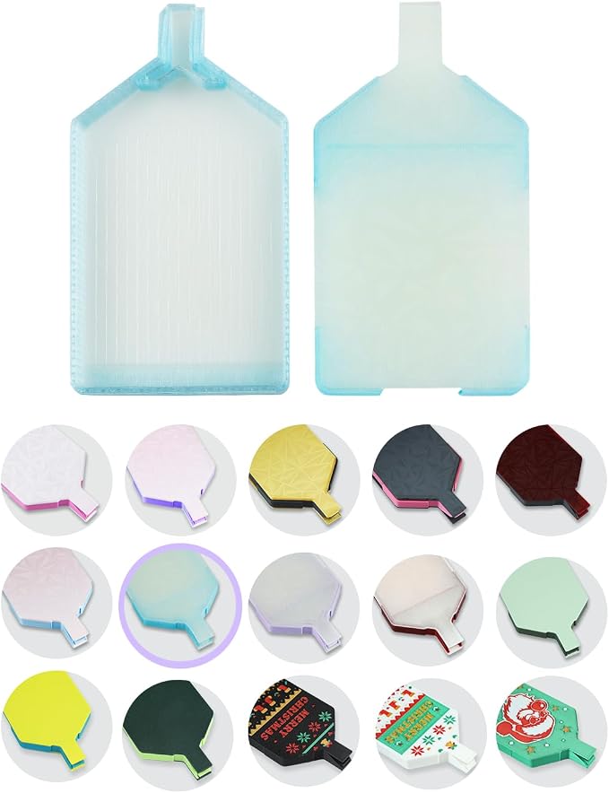 ForeverYoung Vibrant Bi-Tonal Diamond Art Tray with Lid, Glacier Tiny Spark