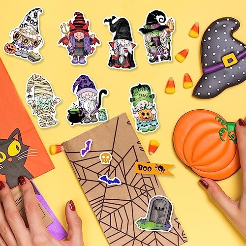INFUNLY Halloween Dwarf Die and Die Stamp Set - Clear, Rubber & Silicone Stamps for Card Making, Crafting, Scrapbooking