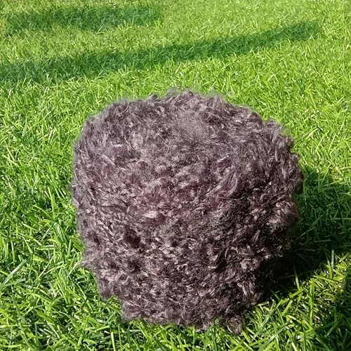 50g Soft Plush Wool Acrylic Fancy Loop Yarn for Doll Hair Making,A8