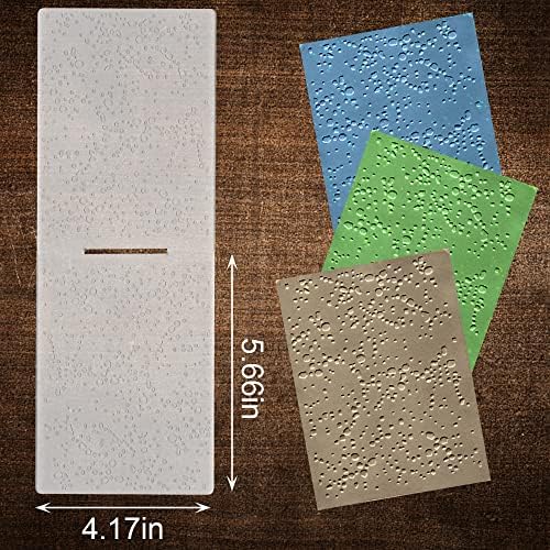 Small Spots Backgorund Plastic Embossing Folders for Card Making Fleck Background Scrapbooking Plastic Template Photo Album Card Paper Handmade DIY Craft Decoration Template Molds