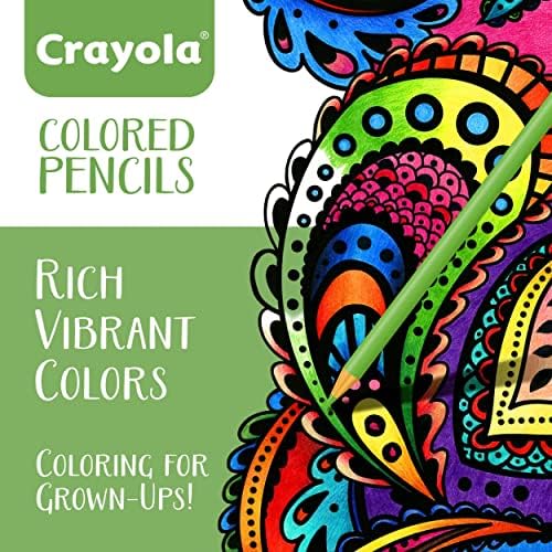 Crayola Colored Pencils For Adults (50ct), Colored Pencil Set for Adult Coloring Books, Coloring Set, Gift for Teens & Adults [Amazon Exclusive]