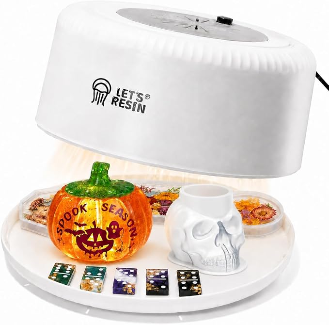 LET'S RESIN Curing Machine for Resin - 3 Hours Auto Dryer with Large Tray