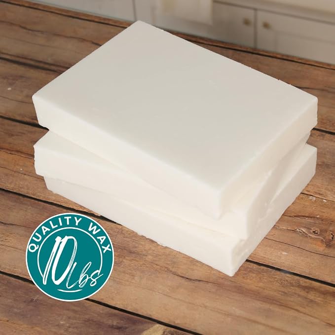 Direct Candle Supply 10lb Ivory Sand Candle Wax with Wicks Kit