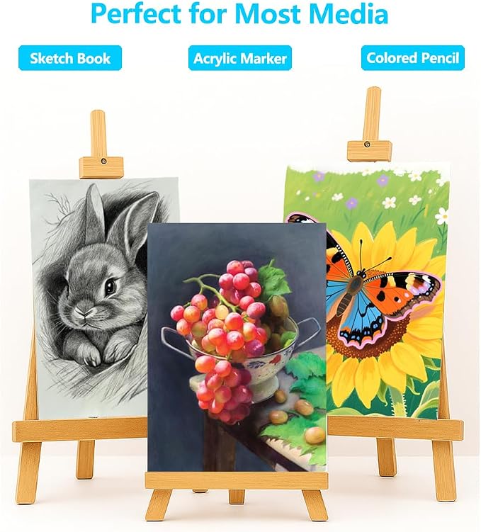 Canvas Painting Acrylic Sketch Book - 8x10 Inch, 20 Sheets (115lb/187g)