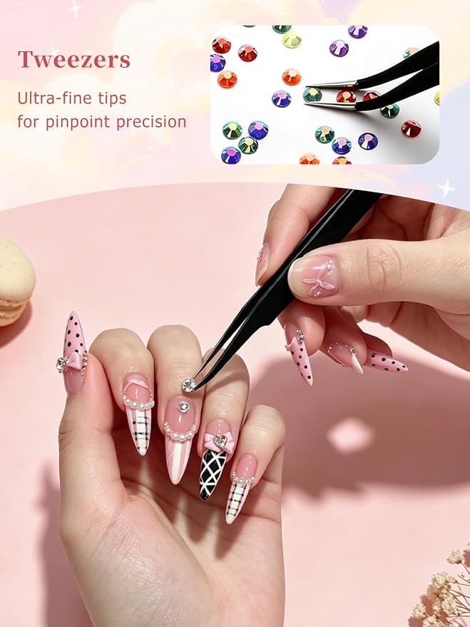 64032Pcs Bedazzling Kit, 40Colors 3mm Bedazzler Kit with Rhinestones