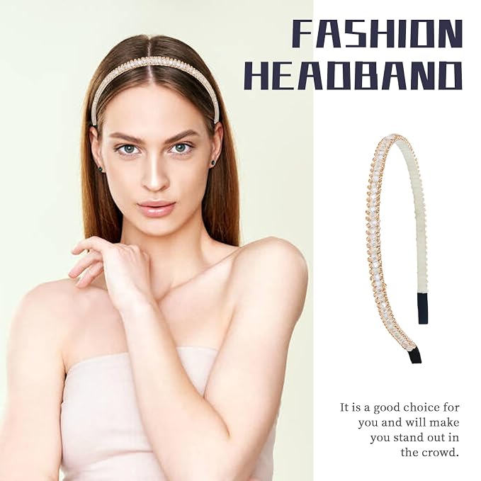 Dizila 30 Pack 0.7cm/0.28" Smooth Plain Blank DIY Craft Silver Thin Metal Headbands Frame Base Wire Hair Bands Accessories for Women Men Girls Teens Kids