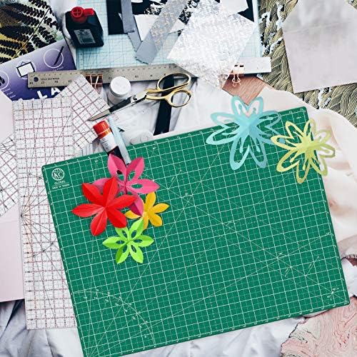 KC GLOBAL A2 (24"x18") Self-Healing Cutting Mat (Dark Green) - Sturdy, Reversible, Eco-Friendly, Non-Slip. Premium Desk Mat for Crafters, Quilters, and Hobbyist