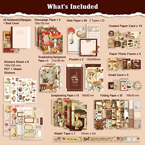 Scrapbook Supplies Kit, Vintage Junk journaling Supplies, Scrapbooking Kit
