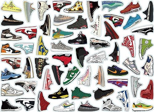 120pcs Shoe Sneaker Stickers Vinyl Skateboard Cool no Repeat Notebook Guitar Trolley case Waterproof Stickers car Graffiti