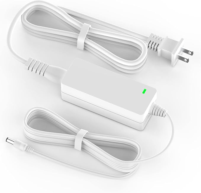 Power Cord for Cricut Explore air 2, Expression 2, Explore Air, Explore One Create Mini Original Replacement for Cricut KSAH1800250T1M2 Cutting 18V Charger Power Supply (White)