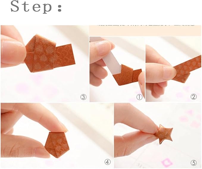Yeooyoor 1030 sheets Origami Stars Papers Package DIY Paper - 27 Colors