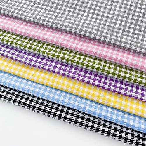 Cotton Fabric DIY Making Supplies Quilting Patchwork Fabric Fat Quarter Bundles DIY for Quilting Cotton Patchwork Cushions (Lattice, 20" x 20")