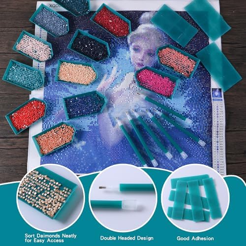 LYMUSUMI 42PCS 5D Diamond Art Painting Tools and Accessories Kits