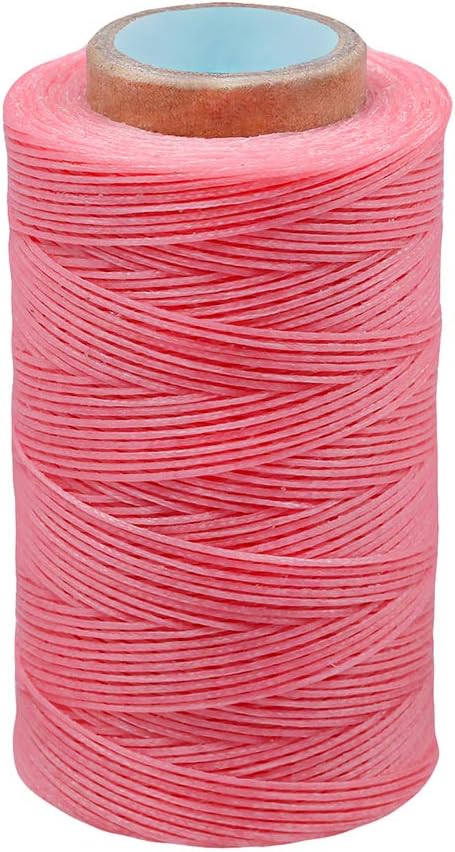 284Yards Leather Sewing Thread Waxed, Waxed Polyester Cord, Wax String | Waxed Thread for Bookbinding, Upholstery Thread Heavy Duty, Wax String for Leather Craft DIY/Bookbinding/Shoe Repairing