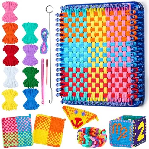 REENLIV Upgraded Weaving Loom Kit Toys for Kids & Adults, DIY Arts & Crafts