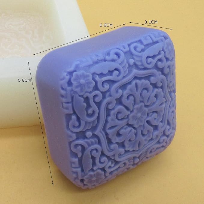 Silicone Soap Molds Kit l Soap Making Supplies l Moldes de Silicona para Resina l Candle Making Silicone Molds (Flower 14017)