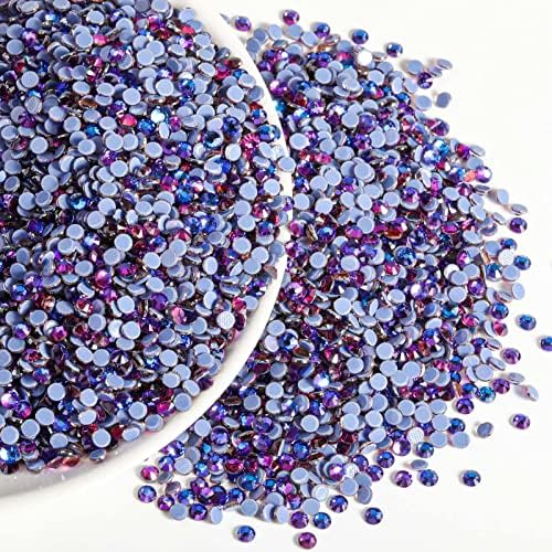 Beadsland Hotfix Rhinestones Bulk, Purple Velvet, SS6, 14400pcs