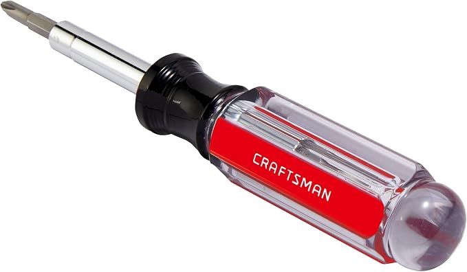 CRAFTSMAN Screwdriver Multi-Bit Set, 6 in 1, Acetate Handle (CMHT66052) (Pack of 6)