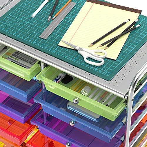Simple Houseware 12 Drawers Rolling Utility Cart Organizer, Multicolor