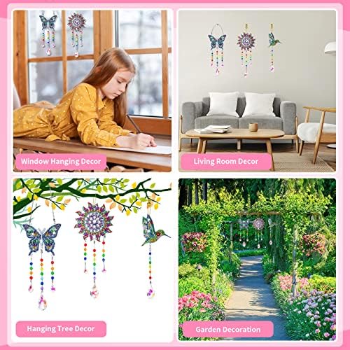 Crafts for Kids Ages 8-12, Birthday Gifts Presents Girls Diamond Art Kits