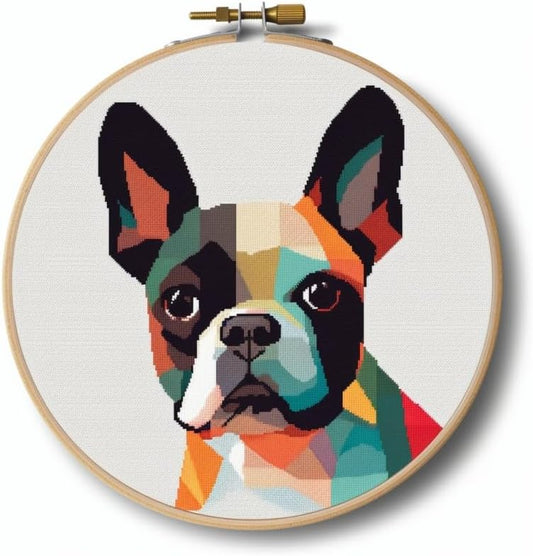 11CT Easy Starter Cross Stitch Kit for Adults Stamped Embroidery Kit with Pre-Printed Fabric Color Threads Needles DIY Needlework Craft Kit Sea Turtle 35x35cm(J44)