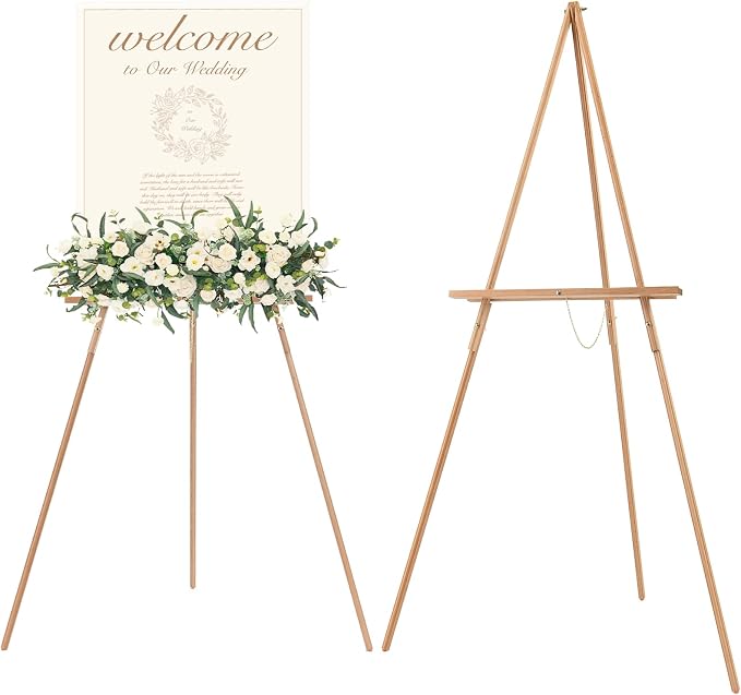MEEDEN Wood Easel Stand for Display: Wooden Display Tripod Stand for Poster