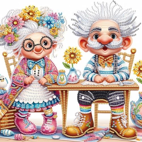 Diamond Painting Kits for Adults, Family Daily Life Pattern Design Special Shape Diamond Art Kits for Beginners, DIY Diamonds Paintings Art for Home Wall Decor Gift