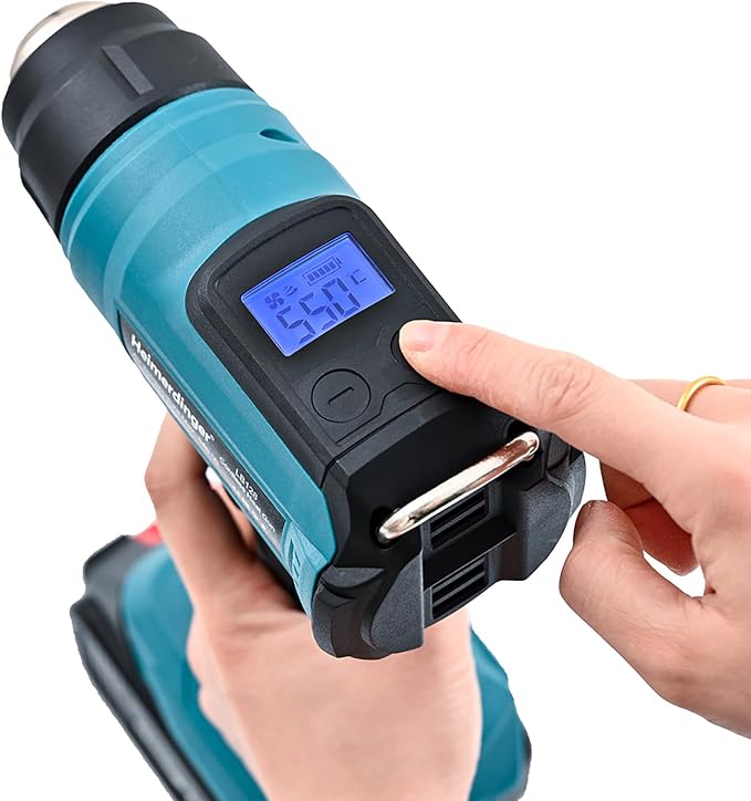 Cordless Heat Gun for Makita 18V Battery, Digital Display, 1202°F