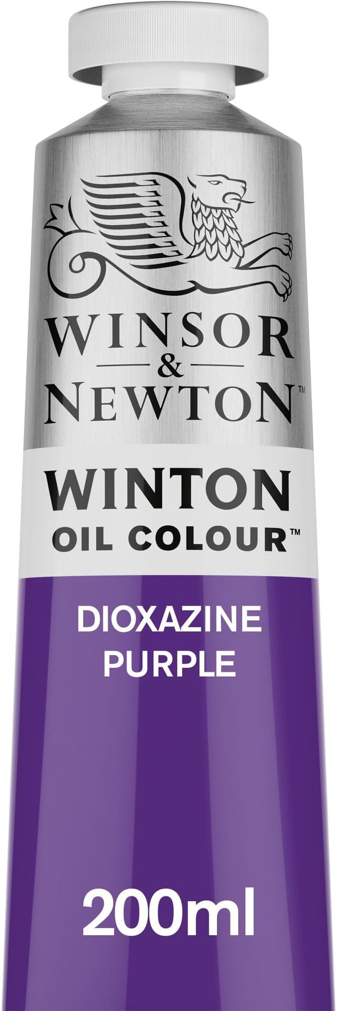 Winsor & Newton Winton Oil Color, 200ml Tube, Dioxazine Purple | High-quality pigments, Durable, Lightfast, Permanent, Uniform Consistency, Great Pigment Load
