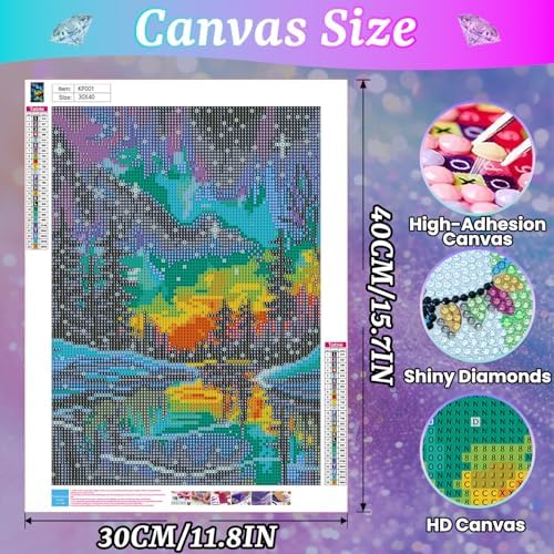 Diamond Art Kits for Adults Starry Sky,Diamond Painting Kits 12x16inch