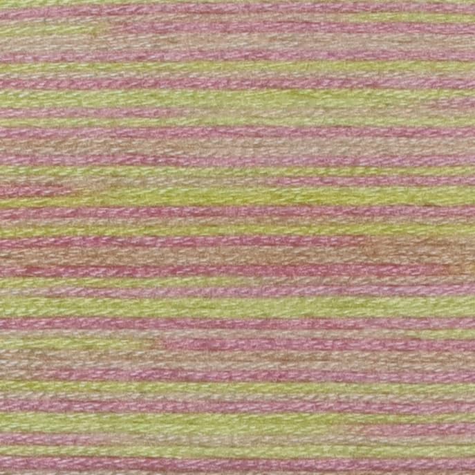 KCS Big skeins of 25 Meters Size 25 Color Variegated Cross Stitch Stranded Threads,6 skeins,4160