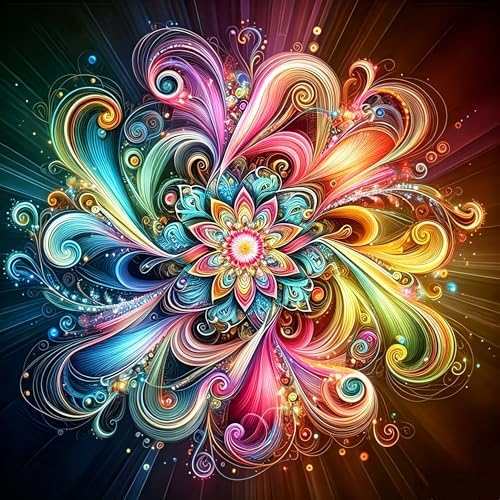 Vesmiral Mandala Diamond Art Kits for Adults 12x12inch